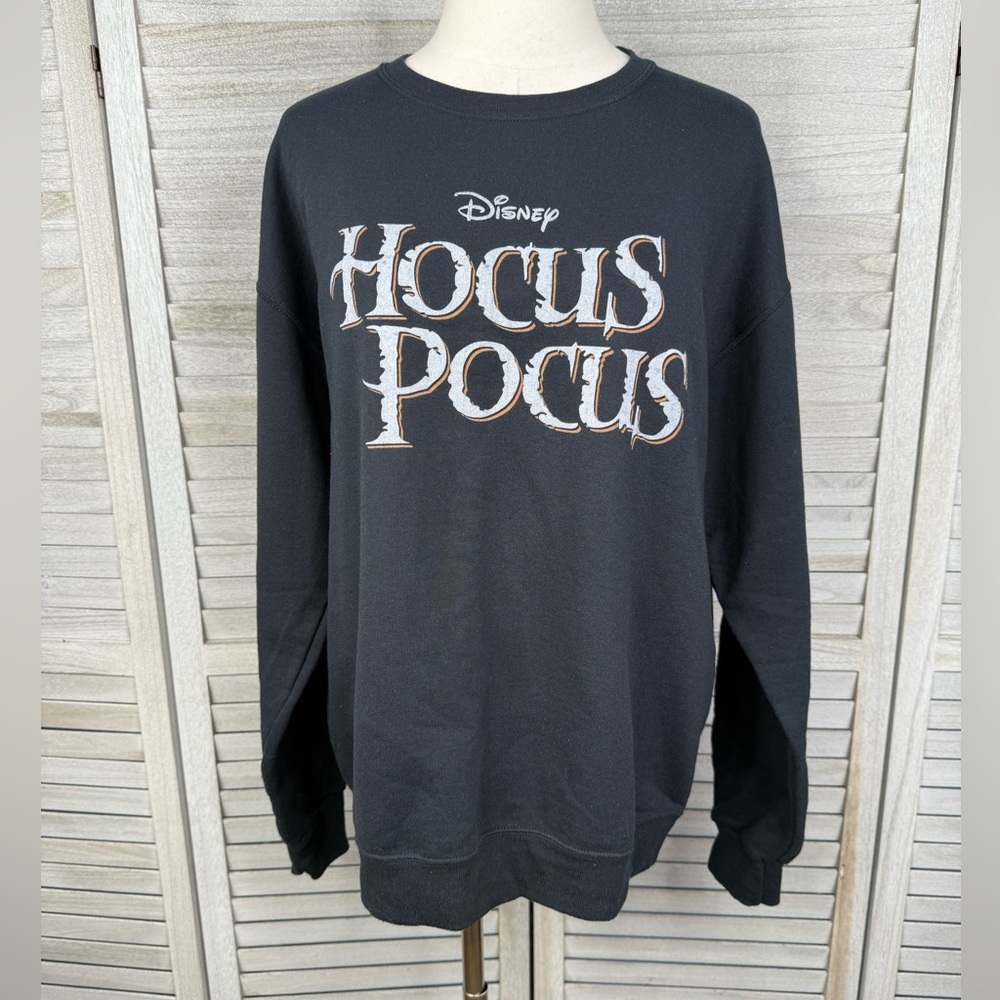 DISNEY Hocus Pocus Crewneck Sweatshirt Black/Multi-Medium